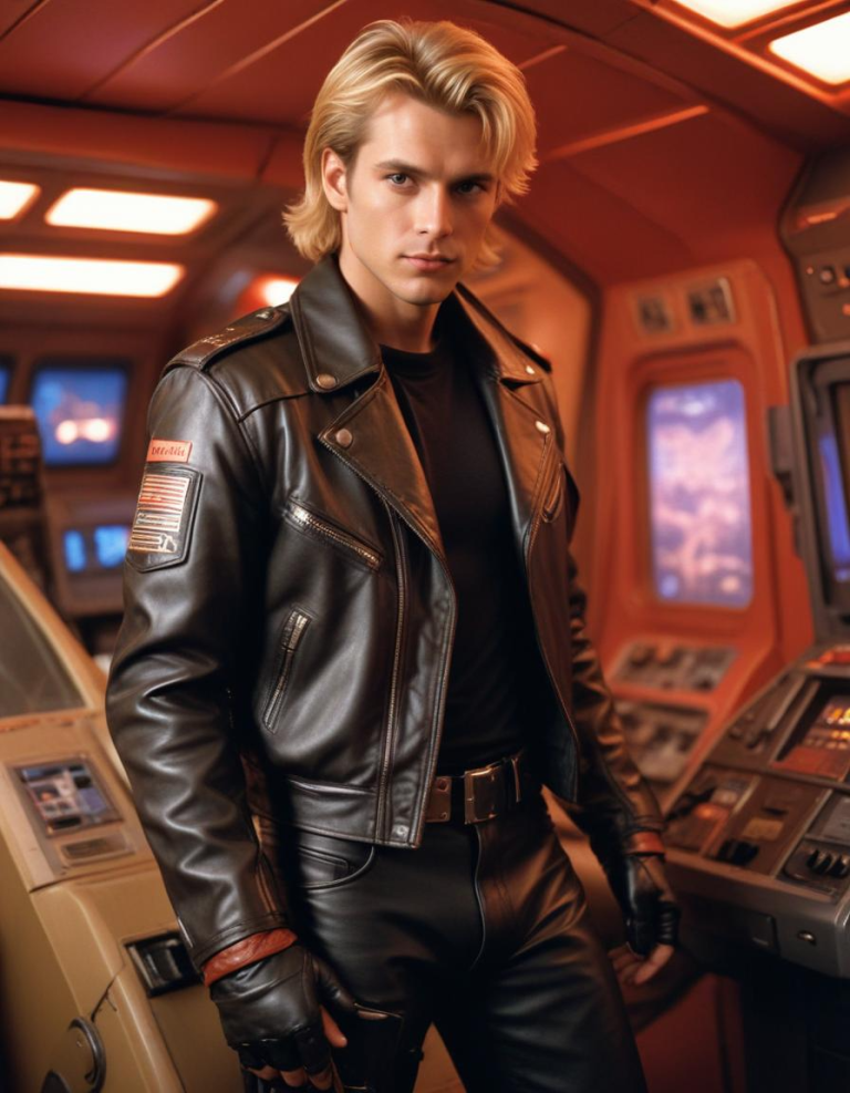 Adrian Flynn the star pilot of the Scorpion in the Crimson Alliance Universe.