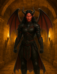 Lilith the leader of the Crimson Alliance Universe.
