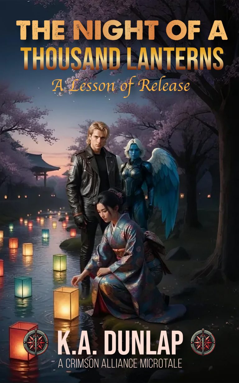 The Night of a Thousand Lanterns wit Adrian, Freija and Kimiko in a Japanese ceremony