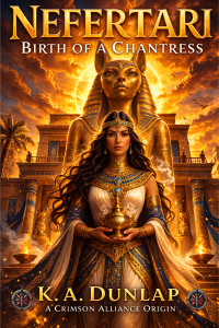 Nefertari - A trained warrior and spiritual leader in Cairo Egypt undergoing a spiritual retreat for Baset.