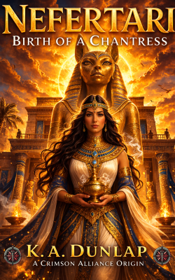 Nefertari - A trained warrior and spiritual leader in Cairo Egypt undergoing a spiritual retreat for Baset.