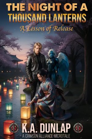 The Night of a Thousand Lanterns wit Adrian, Freija and Kimiko in a Japanese ceremony